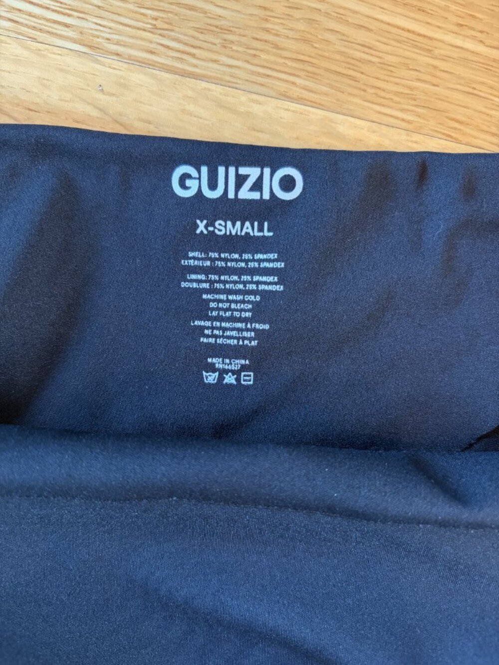 GUIZIO Micro Mini Stretch Skirt Black XS - Picture 3 of 3